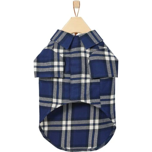 Frisco Navy Plaid Dog & Cat Flannel Shirt -Cat Supply Store 268596 PT4. AC SS1800 V1637715721