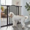 Frisco Metal Pattern Extra Wide Auto-close Dog Gate -Cat Supply Store 280285 MAIN. AC SS1800 V1627400777