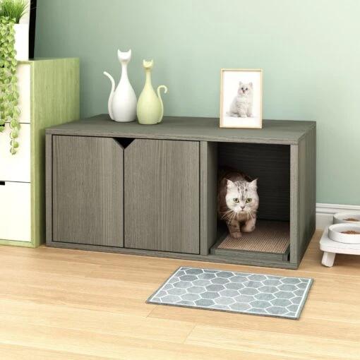 Way Basics ZBoard Paperboard Modern Enclosed Cat Litter Box -Cat Supply Store 280425 MAIN. AC SS1800 V1690291556