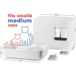 Meowy Studio Loo Enclosed Cat Litter Box Concealment -Cat Supply Store 280430 PT1. AC SS1800 V1628196068