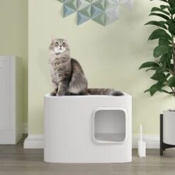 Meowy Studio Loo Enclosed Cat Litter Box Concealment -Cat Supply Store 280430 PT2. AC SS1800 V1623358054