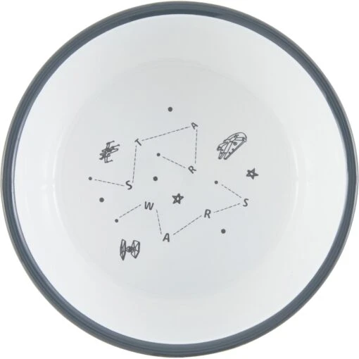 STAR WARS Navy Constellations No-Skid Ceramic Cat Bowl -Cat Supply Store 280656 PT4. AC SS1800 V1628535730