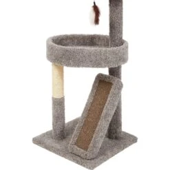 Frisco 44-in Real Carpet Cat Tree With Replaceable Corrugate Scratcher -Cat Supply Store 282757 PT4. AC SS1800 V1621948706