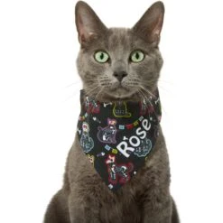 Frisco Dia De Los Muertos Personalized Dog & Cat Bandana -Cat Supply Store 287052 PT7. AC SS1800 V1623246538