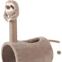 Frisco Animal Series Cat Tunnel With Scratching Post, Sloth -Cat Supply Store 289346 PT2. AC SS1800 V1630679827