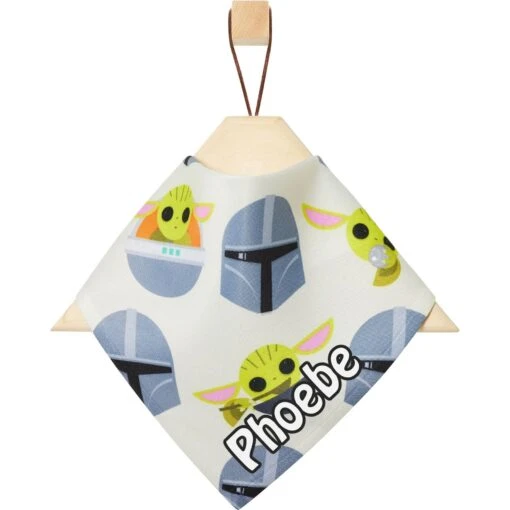 STAR WARS THE MANDALORIAN GROGU Chibi Print Personalized Dog & Cat Bandana -Cat Supply Store 290170 MAIN. AC SS1800 V1670006361