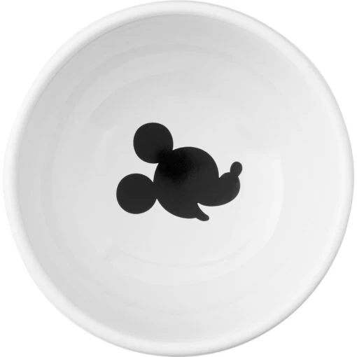 Disney Mickey Mouse Tall Shape Non-Skid Elevated Ceramic Cat Bowl -Cat Supply Store 291403 PT4. AC SS1800 V1633979850