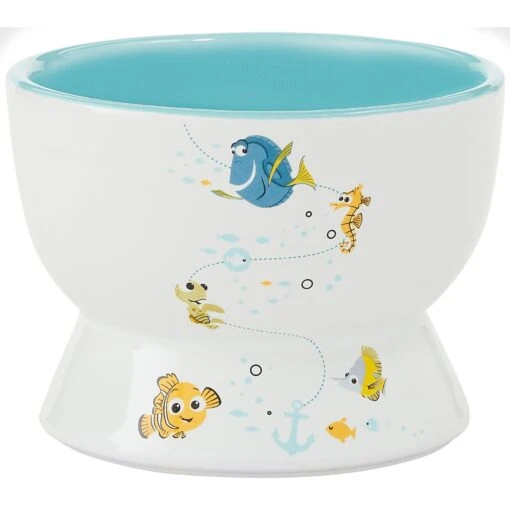 Pixar Finding Nemo Short Shape Non-Skid Elevated Ceramic Cat Bowl -Cat Supply Store 291431 MAIN. AC SS1800 V1633979254