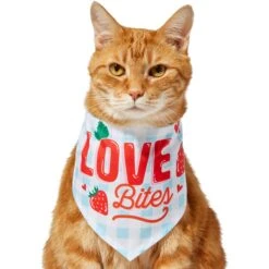 Frisco Love Bites Dog & Cat Bandana -Cat Supply Store 292054 PT2. AC SS1800 V1637268455