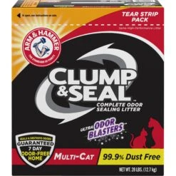 Arm & Hammer Litter Cat Litter Deodorizer Powder & Arm & Hammer Litter Clump & Seal Multi-Cat Scented Clumping Clay Cat Litter -Cat Supply Store 292660 PT4. AC SS1800 V1695319670