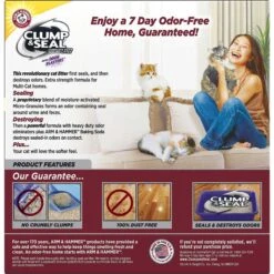 Arm & Hammer Litter Cat Litter Deodorizer Powder & Arm & Hammer Litter Clump & Seal Multi-Cat Scented Clumping Clay Cat Litter -Cat Supply Store 292660 PT5. AC SS1800 V1619985426