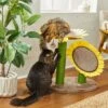 Frisco Sunflower Cat Scratching Post, Two Post With Lounger -Cat Supply Store 296688 MAIN. AC SS1800 V1632856014