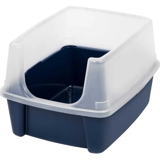 Frisco Plastic Litter Scooper With Caddy & IRIS USA Open Top Litter Box With Scatter Shield -Cat Supply Store 298166 PT3. AC SS1800 V1623201749