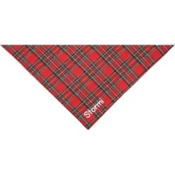 Frisco Tartan Plaid Embroidered Personalized Dog & Cat Bandana -Cat Supply Store 301157 PT3. AC SS1800 V1628013767