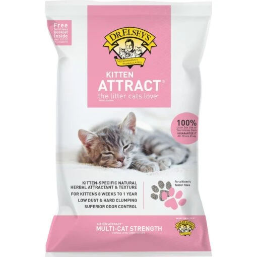 Dr. Elsey's Kitten Attract Clumping Clay Cat Litter -Cat Supply Store 301487 PT1. AC SS1800 V1702070245