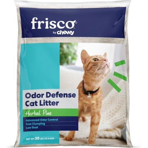 Frisco Odor Defense Herbal Pine Scented Clumping Clay Cat Litter -Cat Supply Store 305028 MAIN. AC SS1800 V1657656798