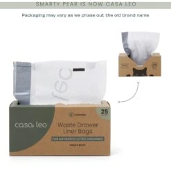 Casa Leo Leo's Loo Drawstring Waste Drawer Liners For Automatic Self-Cleaning Litter Boxes -Cat Supply Store 306527 PT5. AC SS1800 V1703871621