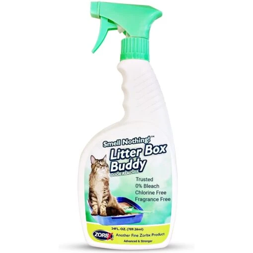 ZORBX Smell Nothing Litter Box Buddy Odor Remover, 24-oz Bottle -Cat Supply Store 306746 MAIN. AC SS1800 V1646779083