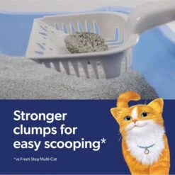 Fresh Step Outstretch Concentrated Unscented Clumping Clay Cat Litter, 19-lb Box -Cat Supply Store 308949 PT2. AC SS1800 V1694465540