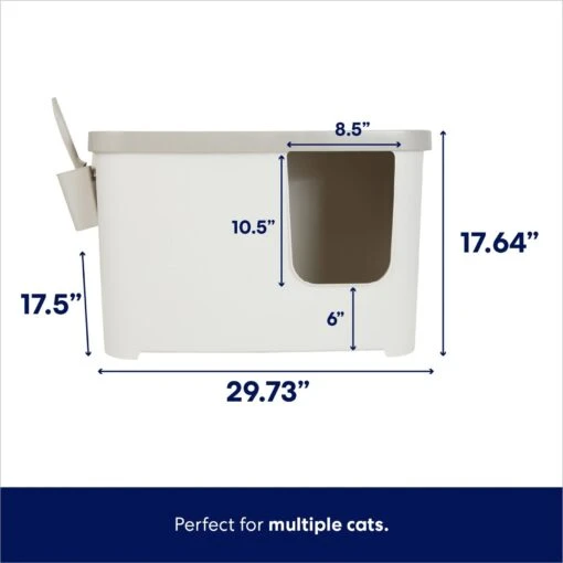 Frisco Multi-Function Covered Cat Litter Box, Jumbo -Cat Supply Store 309855 PT1. AC SS1800 V1703194406