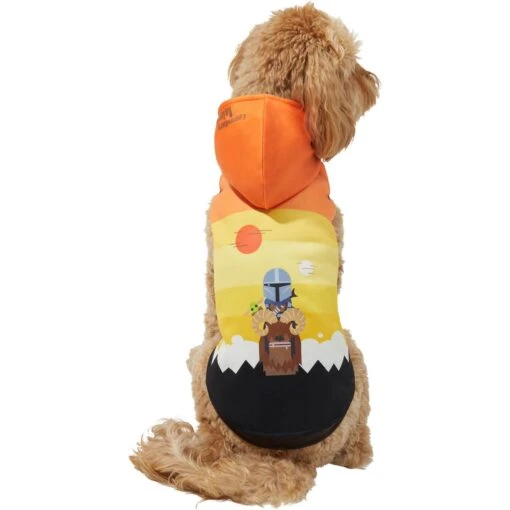 STAR WARS THE MANDALORIAN & GROGU Colorblock Dog & Cat Hoodie -Cat Supply Store 311892 MAIN. AC SS1800 V1643324638