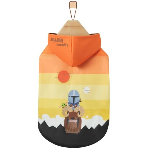 STAR WARS THE MANDALORIAN & GROGU Colorblock Dog & Cat Hoodie -Cat Supply Store 311892 PT4. AC SS1800 V1643331105