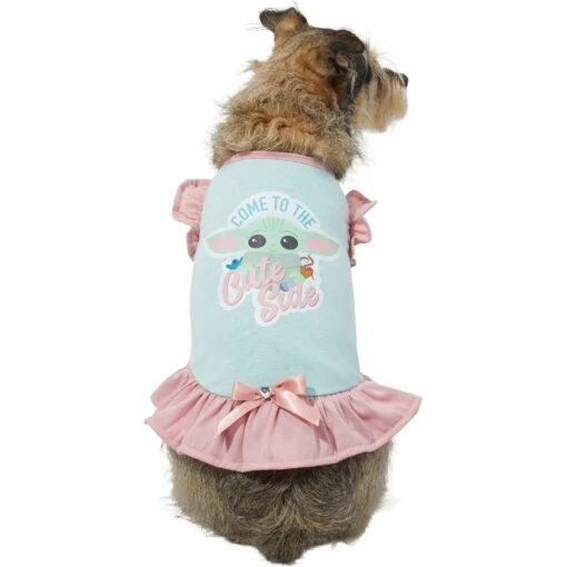 STAR WARS THE MANDALORIAN GROGU "Cute Side" Dog & Cat Dress -Cat Supply Store 311901 MAIN. AC SS1800 V1643326081