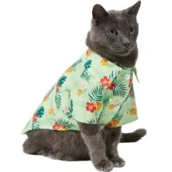 Frisco Hawaiian Floral Camp Dog & Cat Shirt -Cat Supply Store 312168 PT2. AC SS1800 V1644525745