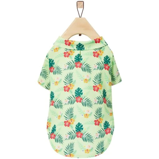 Frisco Hawaiian Floral Camp Dog & Cat Shirt -Cat Supply Store 312168 PT4. AC SS1800 V1673304001