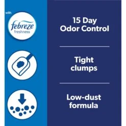 Fresh Step Outstretch Concentrated Febreze Freshness Scented Clumping Clay Cat Litter -Cat Supply Store 314020 PT1. AC SS1800 V1694455029