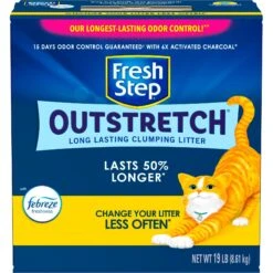 Fresh Step Outstretch Concentrated Febreze Freshness Scented Clumping Clay Cat Litter -Cat Supply Store 314020 PT6. AC SS1800 V1694465597