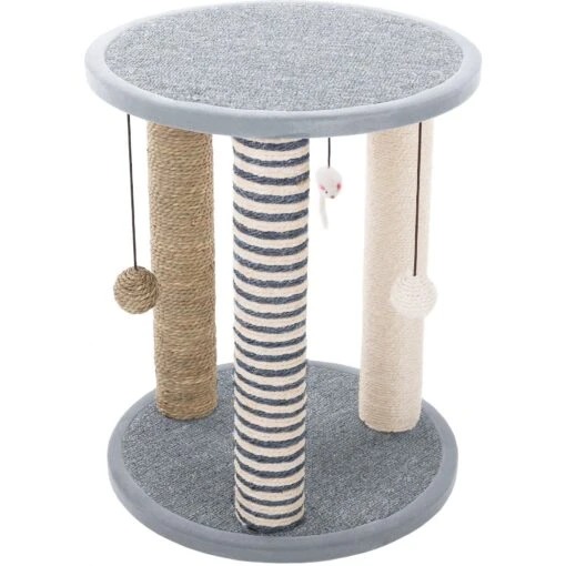 Pet Adobe 19.25-in Polyester Cat Scratching Post With Toys -Cat Supply Store 314975 PT6. AC SS1800 V1626395212