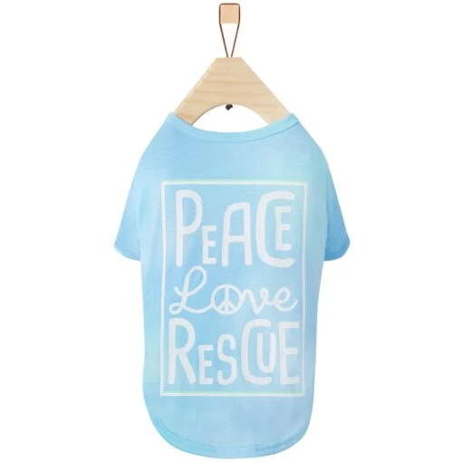 Frisco Peace Love Rescue Dog & Cat T-Shirt -Cat Supply Store 315068 PT4. AC SS1800 V1646350198