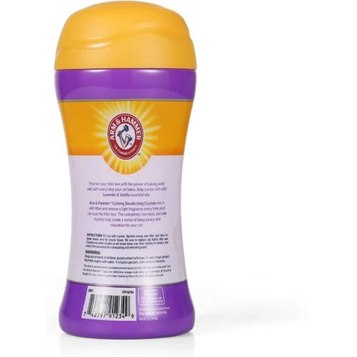 ARM & HAMMER PRODUCTS Calming Lavender & Vanilla Scent Cat Litter Box Deodorizing Crystals -Cat Supply Store 315802 PT1. AC SS1800 V1636398684