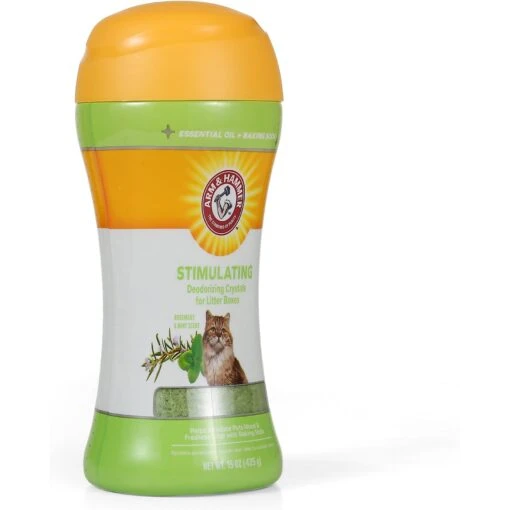 ARM & HAMMER PRODUCTS Stimulating Rosemary & Mint Scent Cat Litter Box Deodorizing Crystals -Cat Supply Store 315806 PT2. AC SS1800 V1636398702