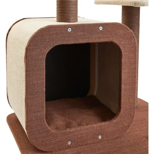 Two By Two The Redwood 53-in Cat Tree & Condo, Beige/Brown -Cat Supply Store 316946 PT5. AC SS1800 V1642637487