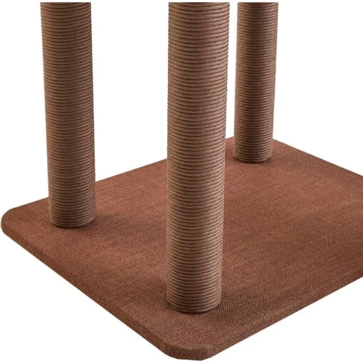 Two By Two The Redwood 53-in Cat Tree & Condo, Beige/Brown -Cat Supply Store 316946 PT7. AC SS1800 V1642644183