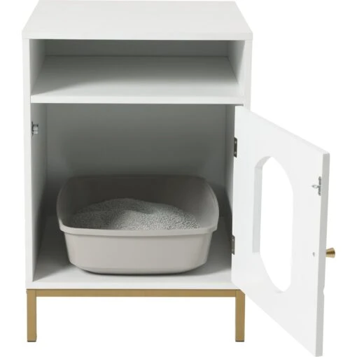 Frisco Elevated Side Table Litter Box Cover -Cat Supply Store 322627 PT3. AC SS1800 V1653421283