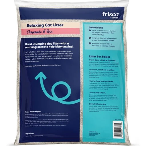 Frisco Relaxing Chamomile & Rose Scented Clumping Clay Cat Litter -Cat Supply Store 325882 PT2. AC SS1800 V1657656887