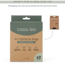 Casa Leo Charcoal Cat Litter Box Replacment Bags, 2 Count -Cat Supply Store 329395 PT2. AC SS1800 V1703871620