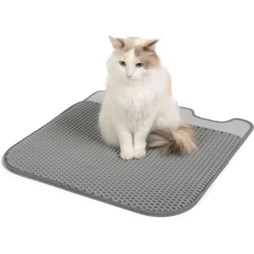 Casa Leo Leo's Loo Cat Litter Mat, Grey -Cat Supply Store 329399 MAIN. AC SS1800 V1657656890