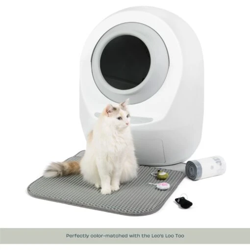 Casa Leo Leo's Loo Cat Litter Mat, Grey -Cat Supply Store 329399 PT3. AC SS1800 V1651429292