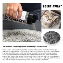 Scent Away Cat Litter Box Deodorizer -Cat Supply Store 329524 PT6. AC SS1800 V1633396085