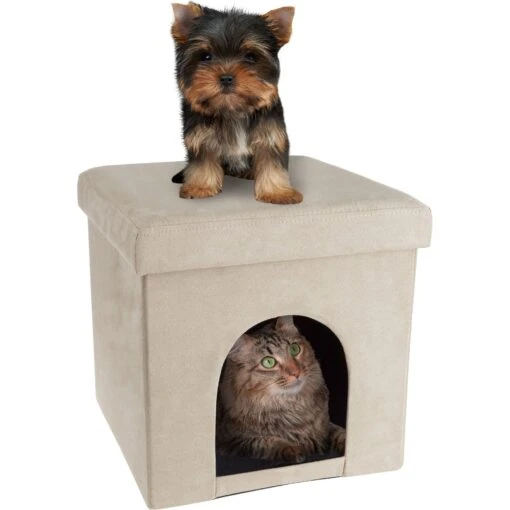 Pet Adobe Ottoman Dog & Cat House -Cat Supply Store 345041 MAIN. AC SS1800 V1637280422