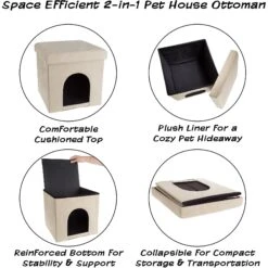 Pet Adobe Ottoman Dog & Cat House -Cat Supply Store 345041 PT2. AC SS1800 V1637285622