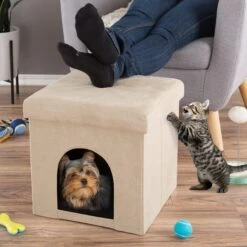 Pet Adobe Ottoman Dog & Cat House -Cat Supply Store 345041 PT3. AC SS1800 V1637285352