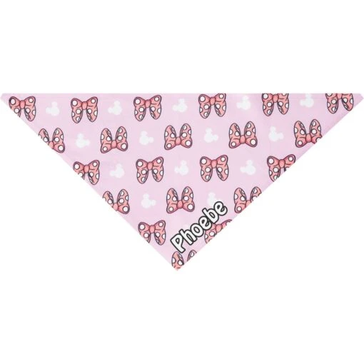 Disney Minnie Mouse Bows Personalized Dog & Cat Bandana -Cat Supply Store 346378 PT4. AC SS1800 V1671228216