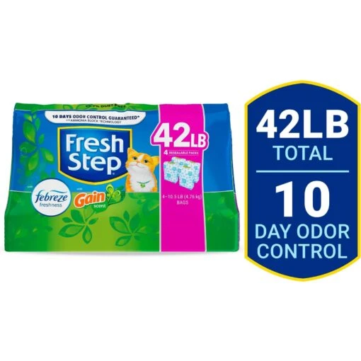 Fresh Step Febreze Freshness Gain Scented Clumping Clay Cat Litter -Cat Supply Store 346442 MAIN. AC SS1800 V1694454568