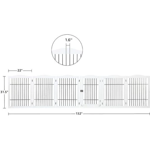 Unipaws Wire Dog Exercise Pen -Cat Supply Store 352571 PT3. AC SS1800 V1645123026