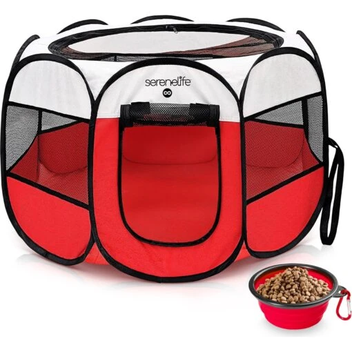 SereneLife Portable Foldable Dog & Cat Tent -Cat Supply Store 352805 MAIN. AC SS1800 V1638401225